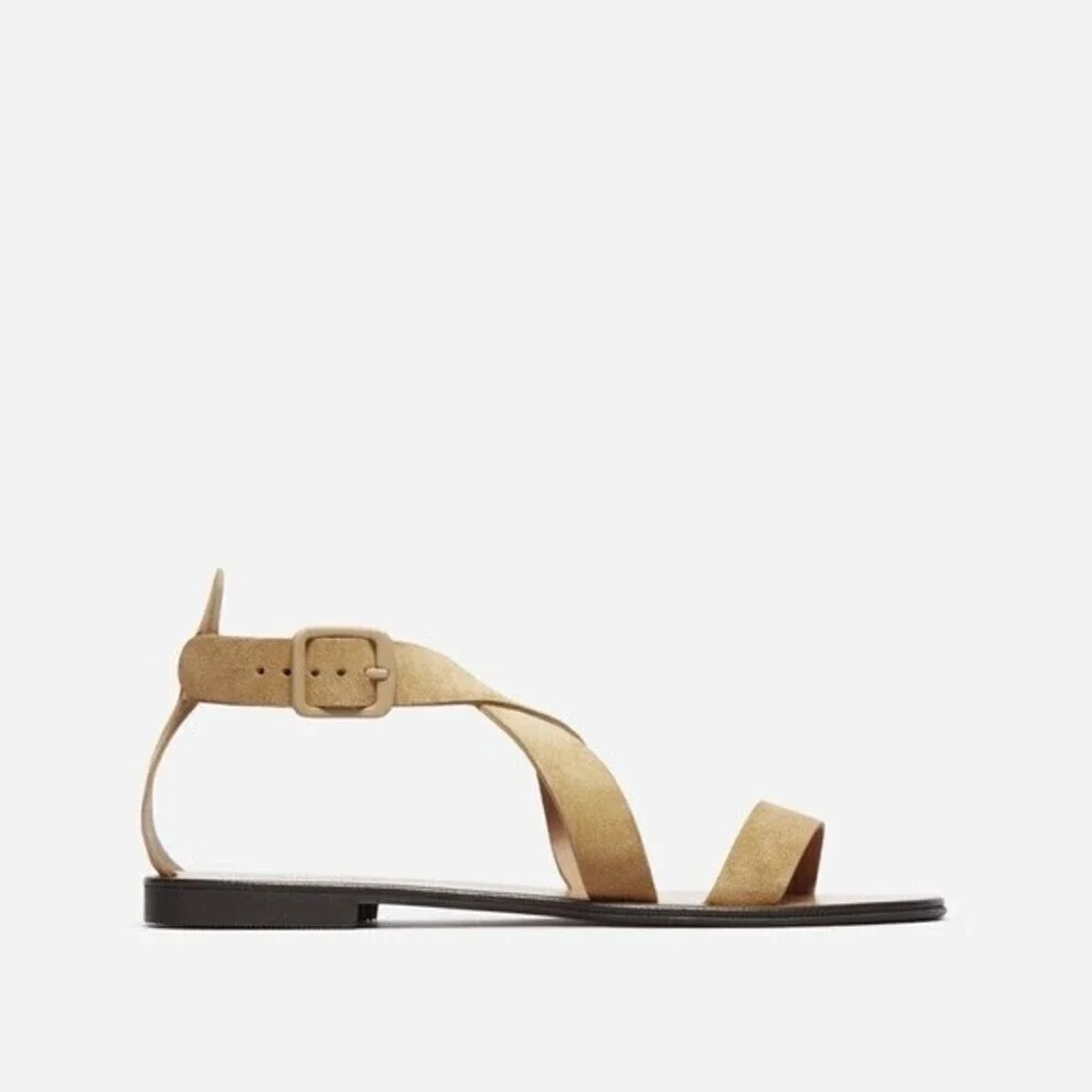 everlane the modern wrap leather strap sandals - Picture 3 of 11